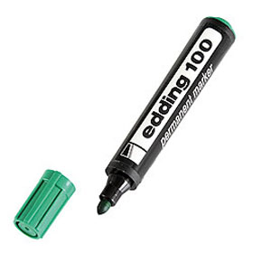 MARCADOR EDDING-100 REDONDA VERDE