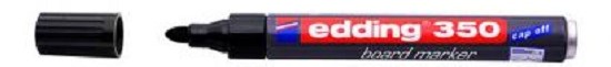 MARCADOR EDDING-250-350 PIZAR.PLAST.NEGRO