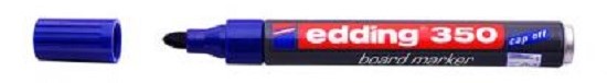 MARCADOR EDDING-250-350 PIZAR.PLAST.AZUL