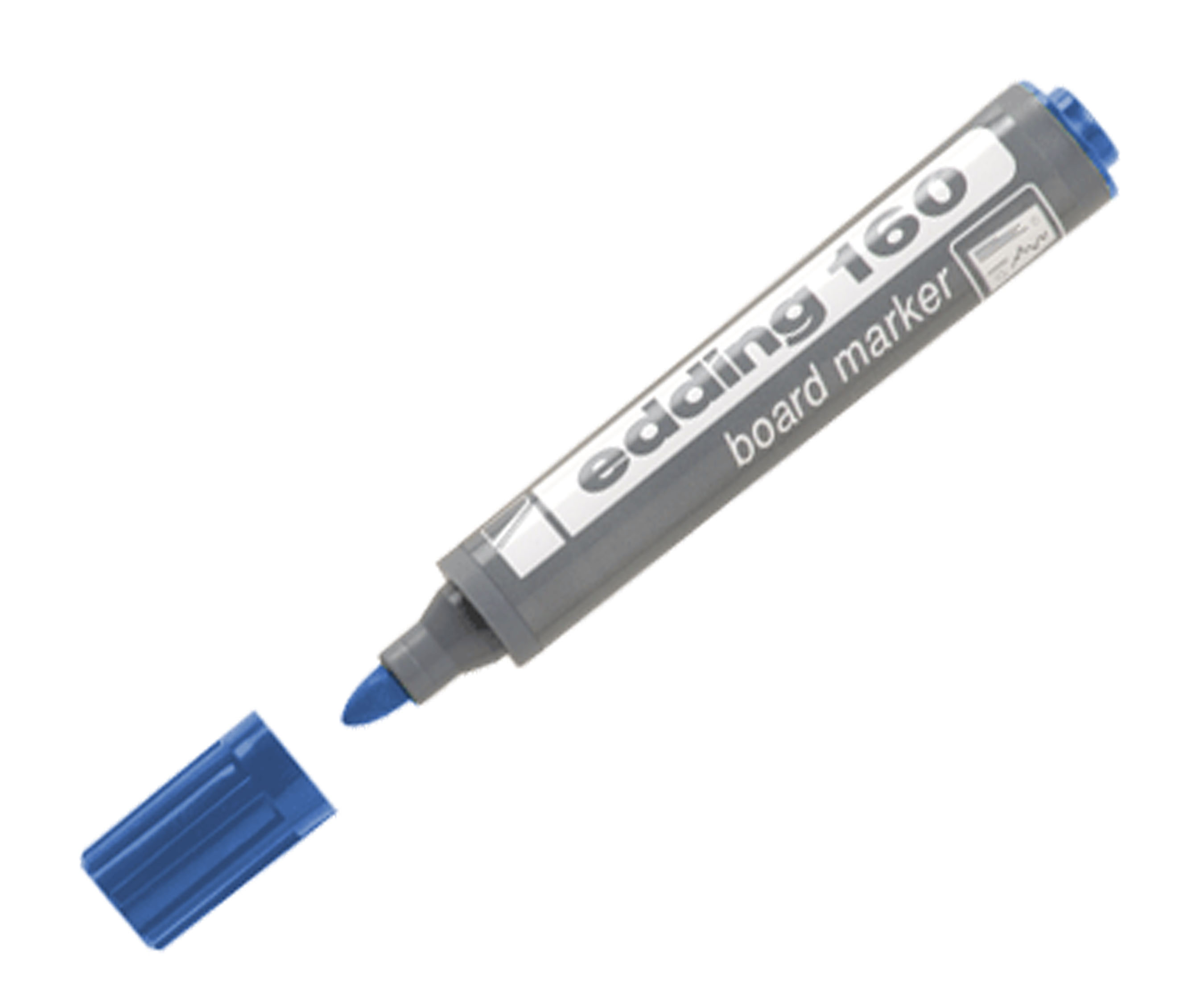 MARCADOR EDDING-160 P/PIZAR.PLAST.AZUL