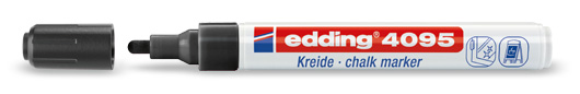 MARCADOR EDDING 4095 TIZA - NEGRO
