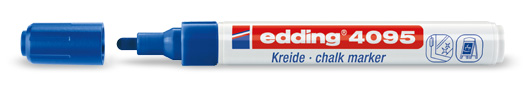 MARCADOR EDDING 4095 TIZA - AZUL