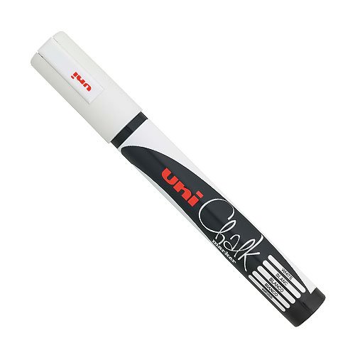 MARCADOR UNI-CHALK 5 M - BLANCO