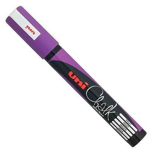 MARCADOR UNI-CHALK 5 M - VIOLETA