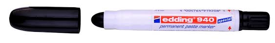 MARCADOR EDDING 940 PASTMARKER NEGRO