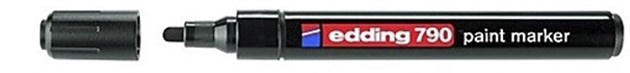 MARCADOR EDDING 790-750 ESMALTE NEGRO