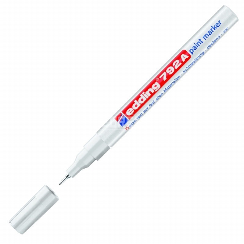 MARCADOR EDDING 792-780 ESMALTE BLANCO FINO