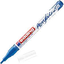 MARCADOR EDDING 5300 ACRIL-FINO - AZUL GNE.