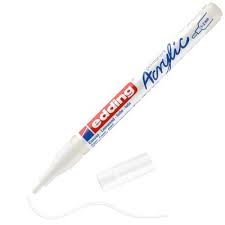 MARCADOR EDDING 5300 ACRIL-FINO - BLANCO
