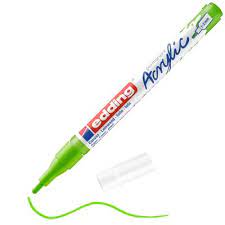 MARCADOR EDDING 5300 ACRIL-FINO - VERDE LIMON