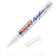 MARCADOR EDDING 5100 ACRIL-MEDIO - BLANCO