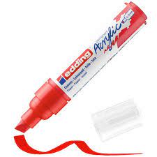 MARCADOR EDDING 5000 ACRIL-ANCHO - ROJO