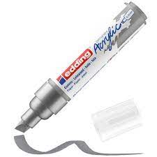 MARCADOR EDDING 5000 ACRIL-ANCHO - PLATA