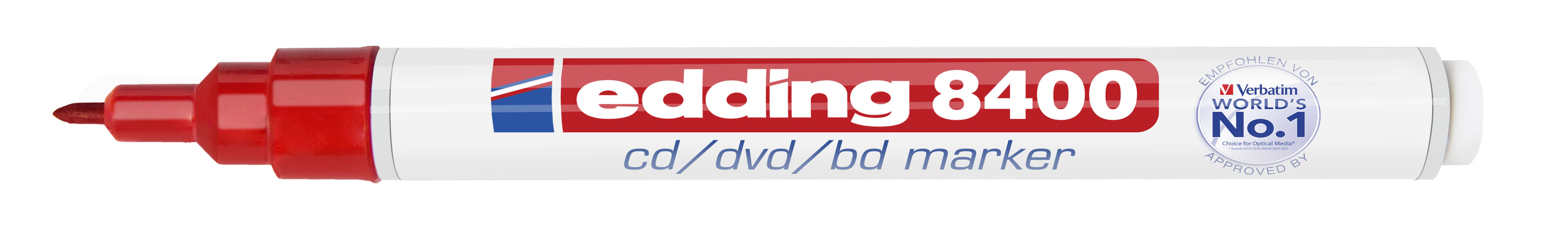 MARCADOR EDDING 8400 ROJO