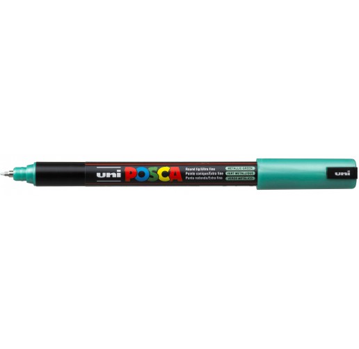 MARCADOR UNI-POSCA PC1-MR 0.7mm.VERDE METAL