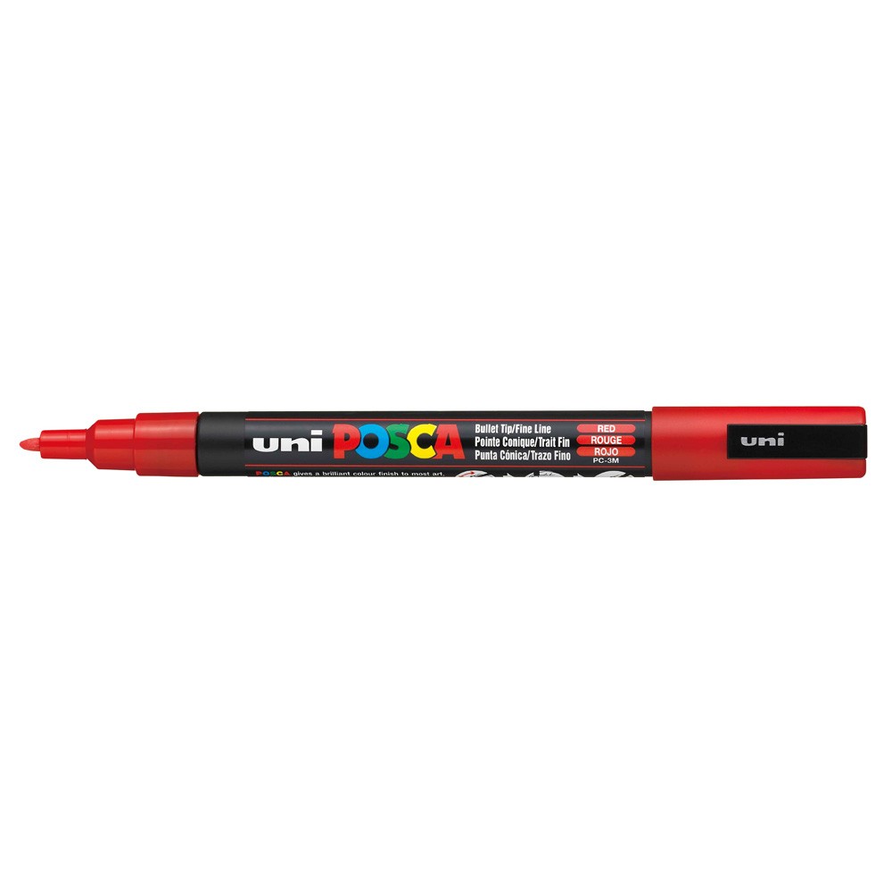 MARCADOR UNI-POSCA PC3M 0.9-1.3mm. ROJO