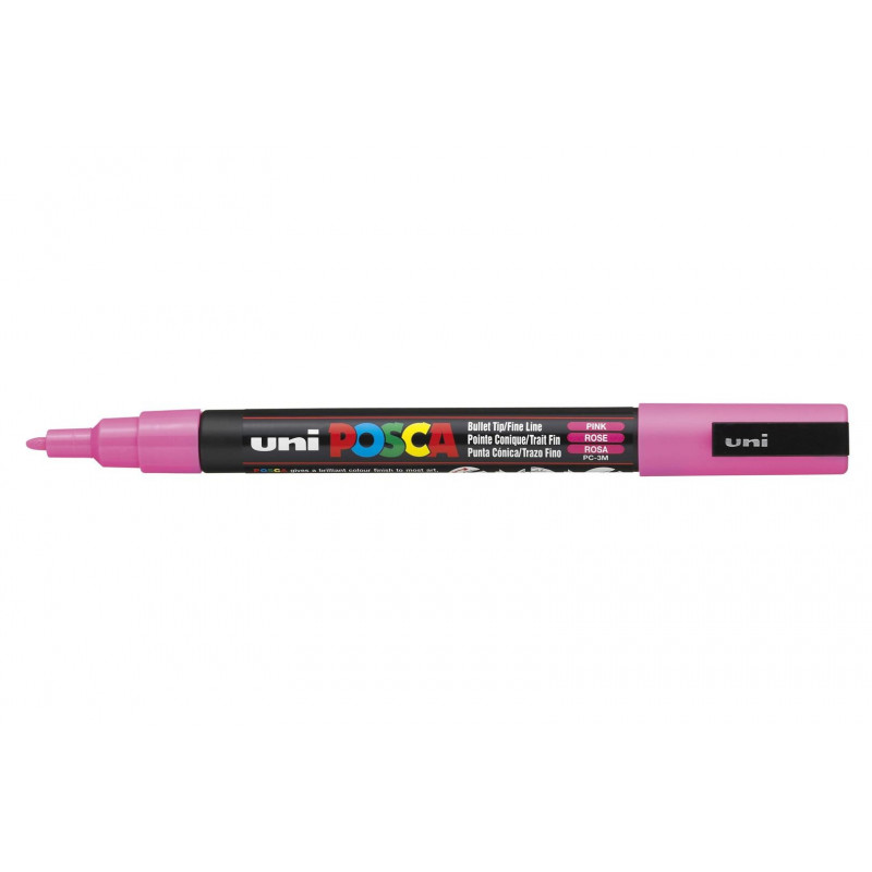 MARCADOR UNI-POSCA PC3M 0.9-1.3mm. ROSA