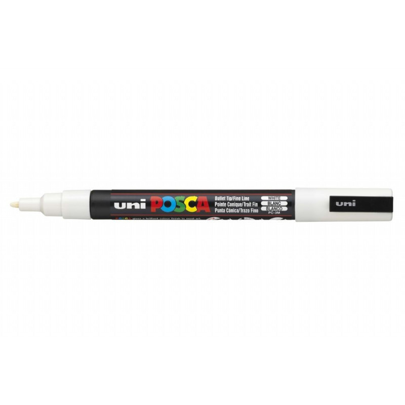 MARCADOR UNI-POSCA PC3M 0.9-1.3mm. BLANCO
