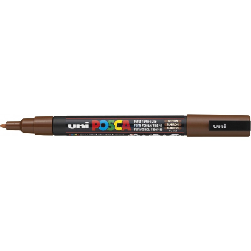 MARCADOR UNI-POSCA PC3M 0.9-1.3mm.MARRON