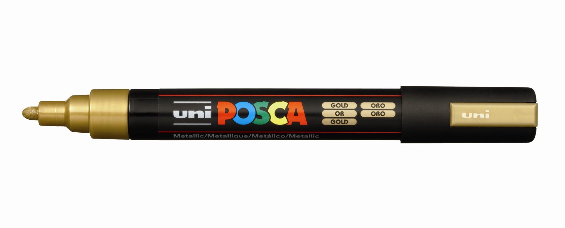 MARCADOR UNI-POSCA PC5M 1.8-2.5mm.ORO