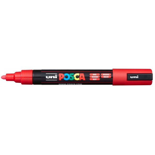 MARCADOR UNI-POSCA PC5M 1.8-2.5mm.ROJO