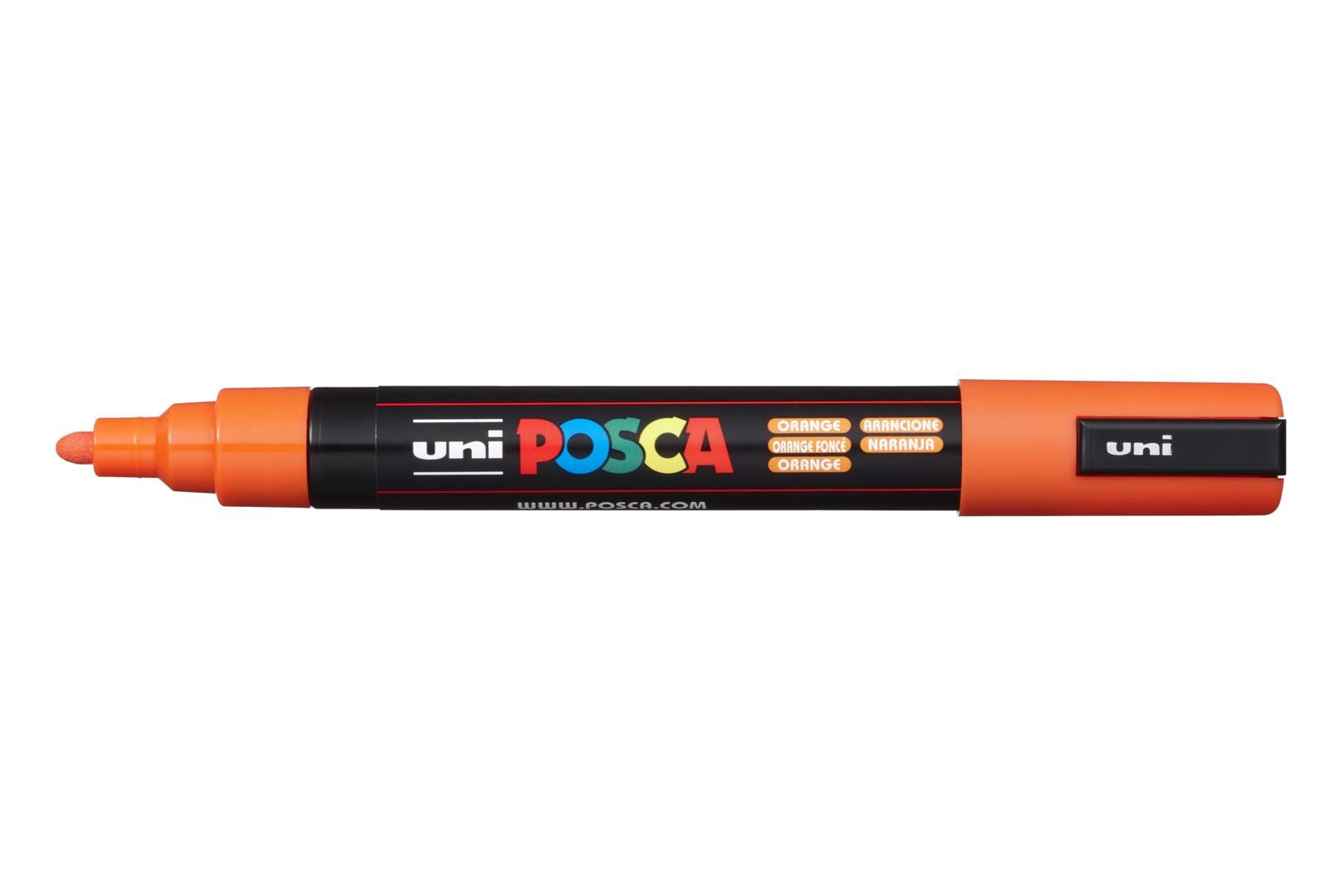 MARCADOR UNI-POSCA PC5M 1.8-2.5mm.NARANJA