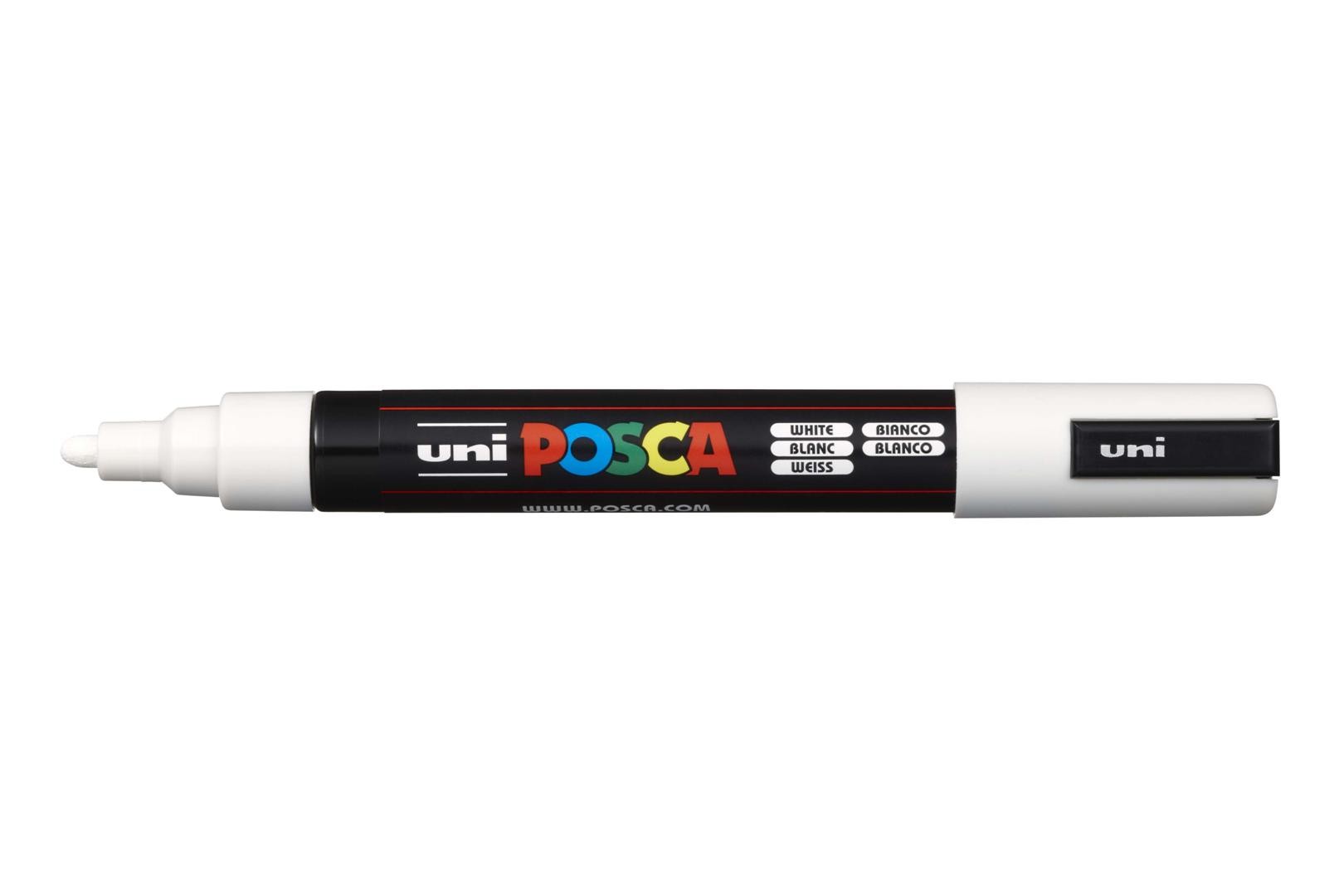 MARCADOR UNI-POSCA PC5M 1.8-2.5mm.BLANCO