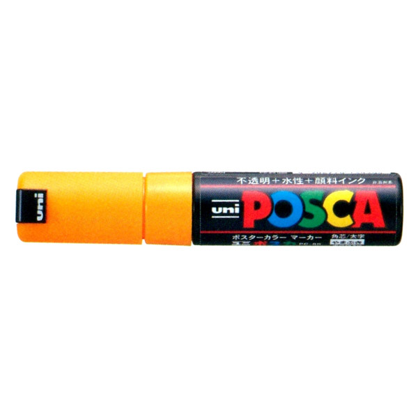 MARCADOR UNI-POSCA PC8K 8.0mm.AMARILLO VIVO