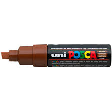 MARCADOR UNI-POSCA PC8K 8.0mm.MARRON