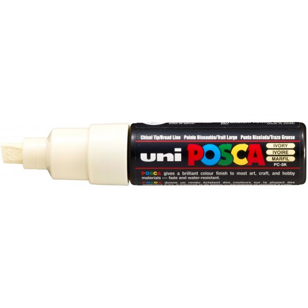 MARCADOR UNI-POSCA PC8K 8.0mm.MARFIL