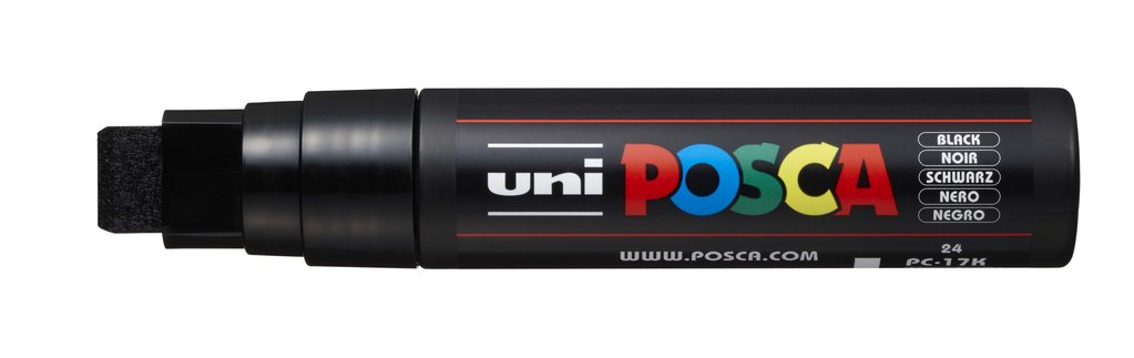 MARCADOR UNI-POSCA PC17K.15.0mm.NEGRO