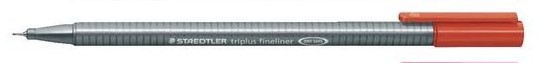 MICROFIBRA STAETDLER 334-02  x1 ROJO
