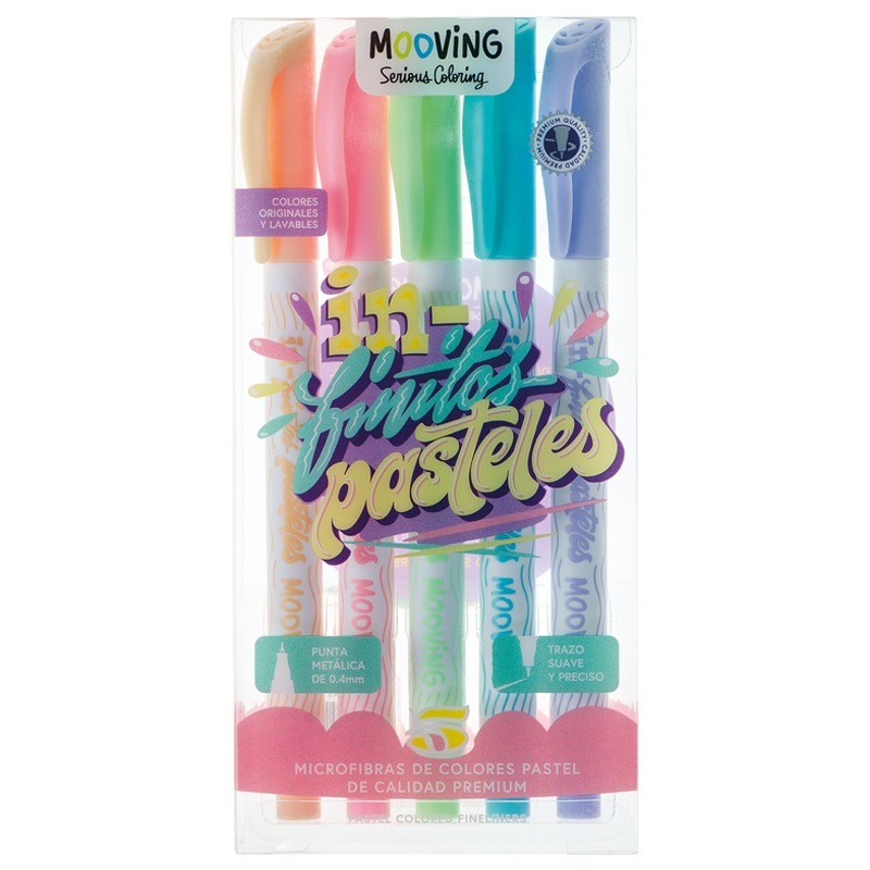 MICROFIBRA MOOVING PASTEL x 5 u.