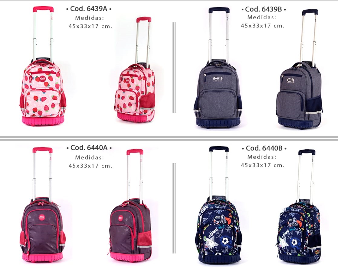 MOCHILA CARRO ELF - 1 DIVISIONES