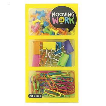 ORGANIZADOR MOOVING WORK 3x1 YELLOW