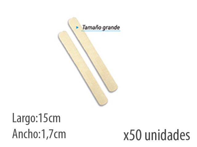 PALITO HELADO NATURAL x50u.GRUESO