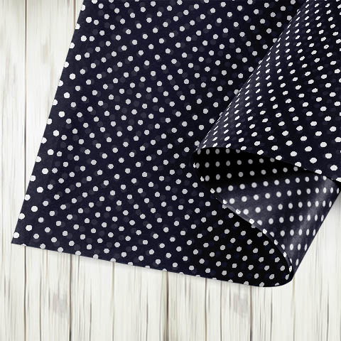 PAPEL BARRILETE 50x70 A LUNARES - NEGRO