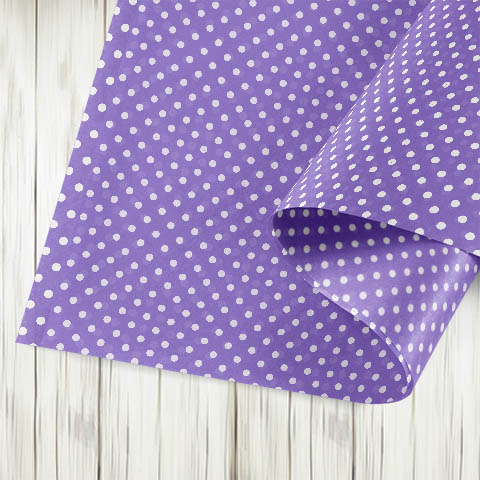 PAPEL BARRILETE 50x70 A LUNARES - LILA