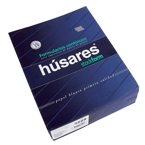 PAPEL CONTINUO HUSARES  12*25 COPIATIVOS 3229