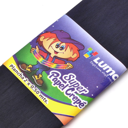 PAPEL CREPE LUMA NEGRO