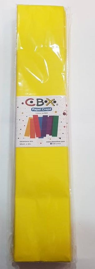 PAPEL CREPE CBX AMARILLO
