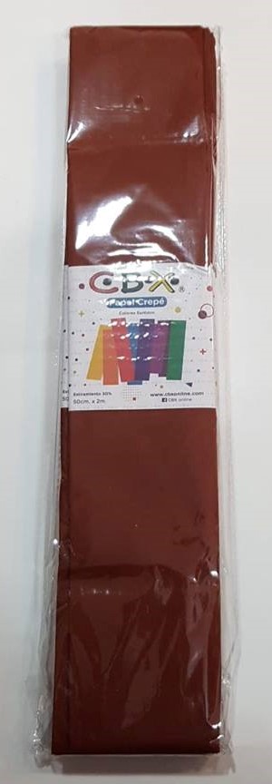 PAPEL CREPE CBX MARRON