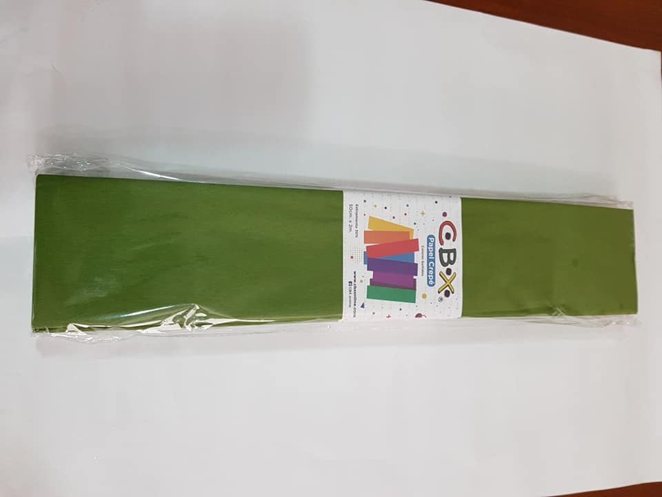 PAPEL CREPE CBX VERDE MUSGO