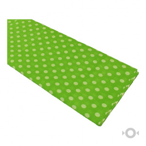 PAPEL CREPE LUNARES - VERDE CLARO