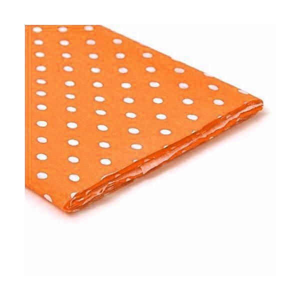 PAPEL CREPE LUNARES - NARANJA 