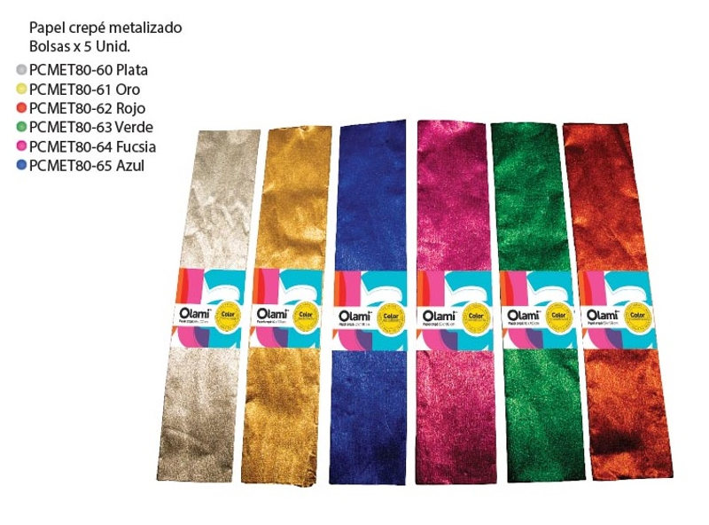 PAPEL CREPE METALIZADO FUCSIA