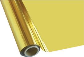 PAPEL FOIL TRANSFER - DORADO x 5m. ROLLO