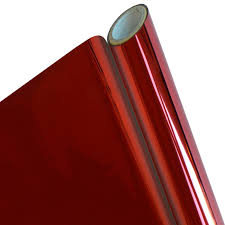 PAPEL FOIL TRANSFER - ROJO x 5m. ROLLO
