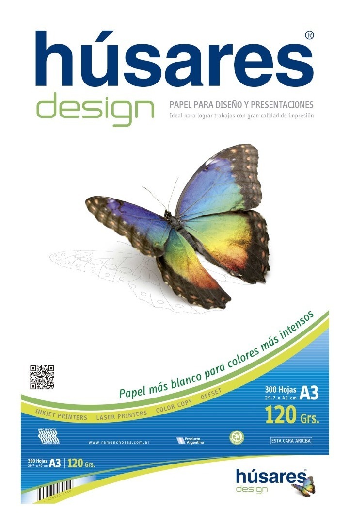 RESMA HUSARES DESIGN A3 x 120gr. x 300 HOJAS