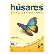 RESMA HUSARES A4 x75gr.x 100h. AMARILLO